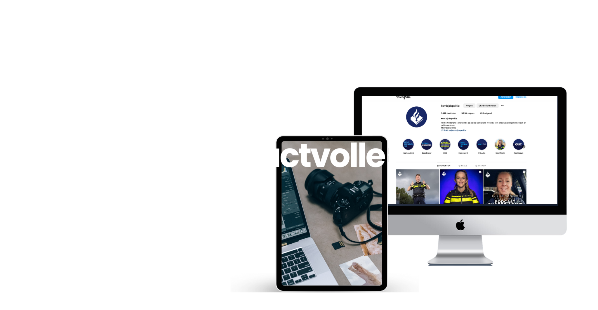 CreateClub biedt fotografie en het ontwerpen van diverse content