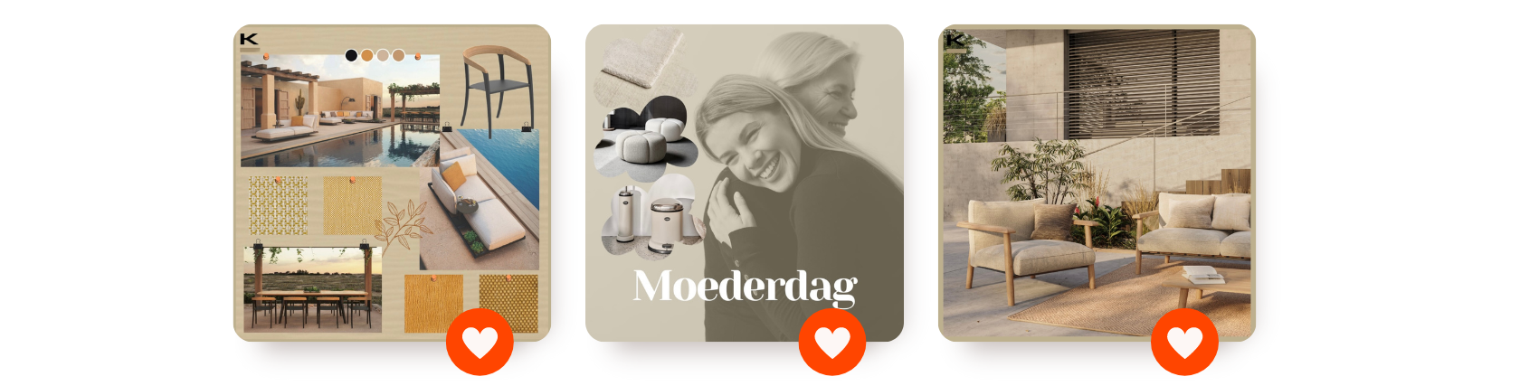 CreateClub creëert berichten voor op Instagram en Facebook